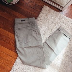 Lila Ryan Light forest green denim cuffed pant